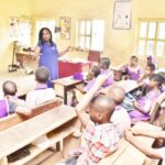 Pupils in their classroom in Jabi primary school, Abuja Photo: Onyekachukwu Obi