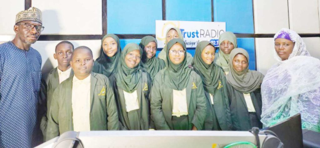 Sheikh Abubakar Gummi Academy students visit Trust Radio for ‘Yara Lokacin Mu Ne’ Experience
