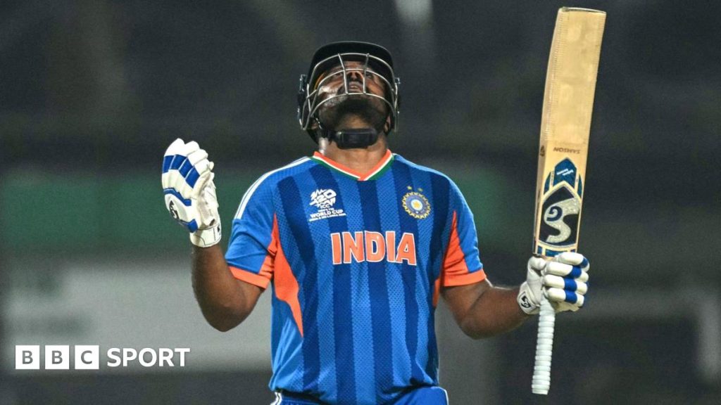 India set up England semi-final at T20 World Cup