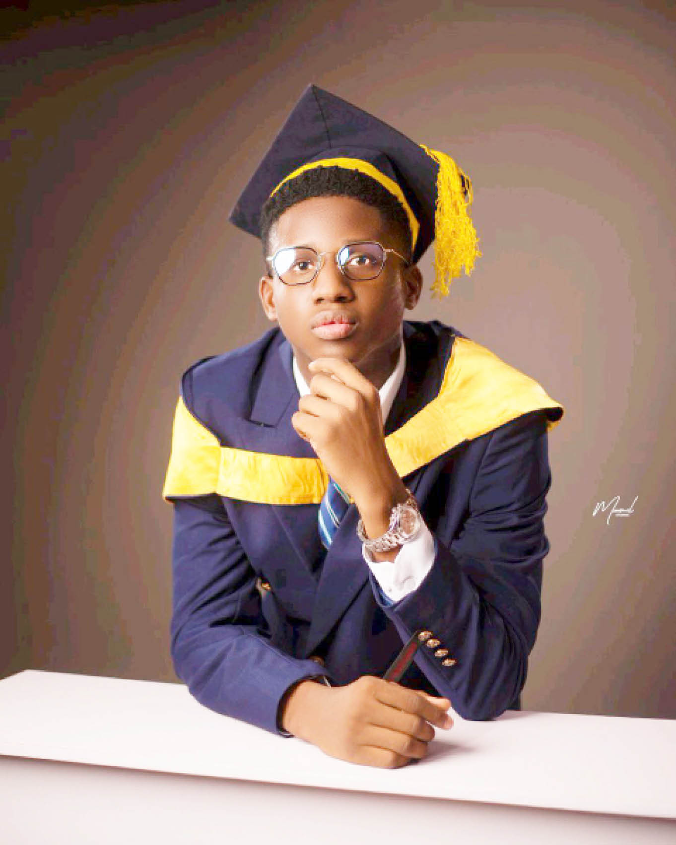 Samuel Olusesan, a 21-year-old first-class chemistry graduate of Olabisi Onabanjo University