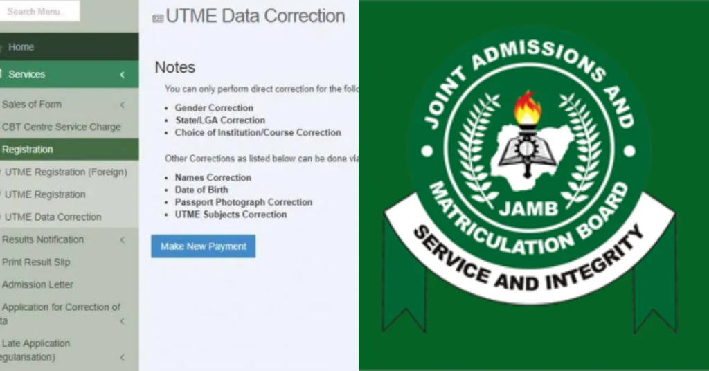 JAMB Change of Course and Institution for 2026 Has Commenced