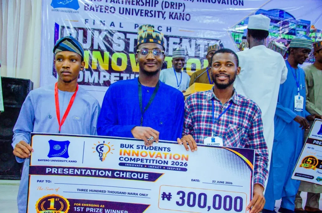 BUK student wins ₦300,000 as university pushes for research commercialisation
