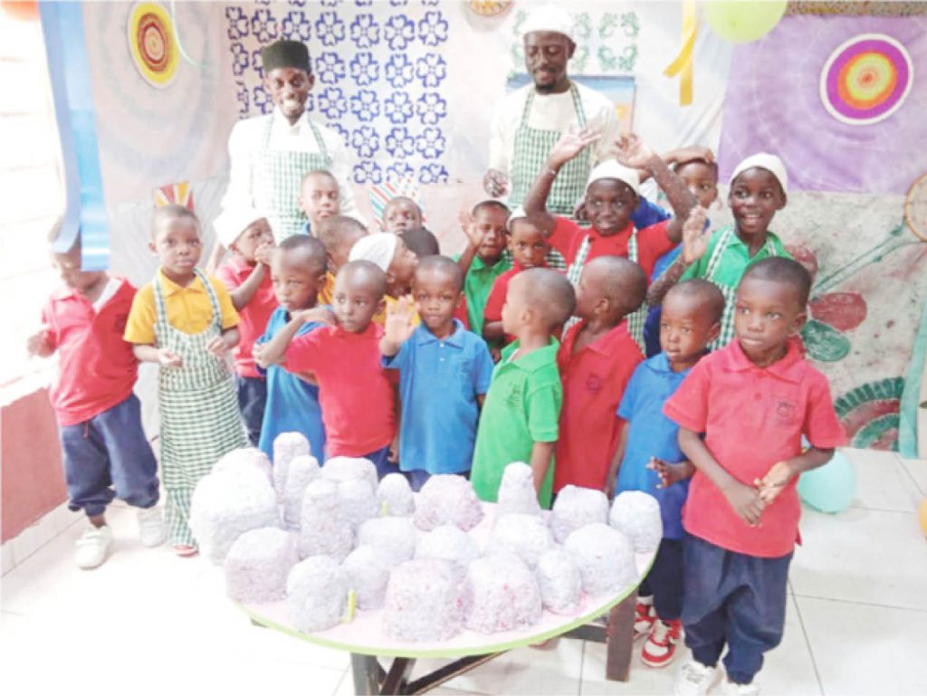 Students of I scholars international Academy during their creativity week