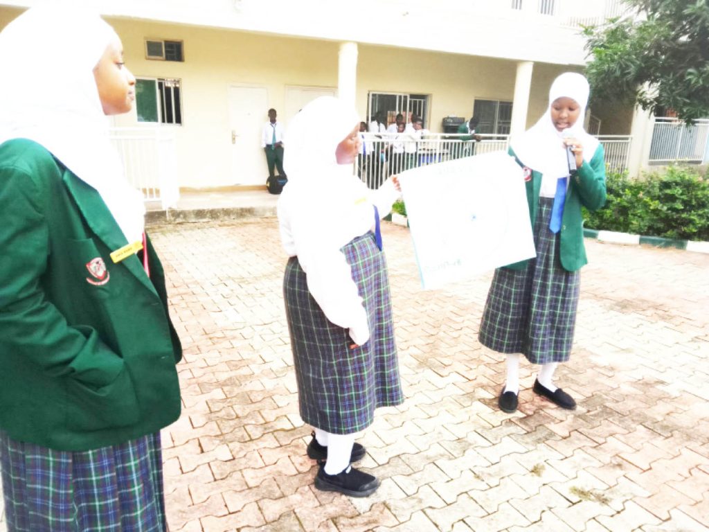 Students of Key Special Academy during their assembly presentation