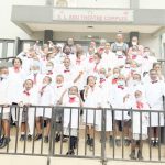 Students of Lagooz School Lagos on an excursion to the Orile Agege general hospital