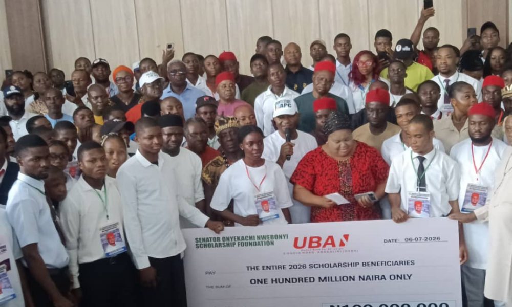 Nwaebonyi Awards ₦100m Scholarship to 930 Students