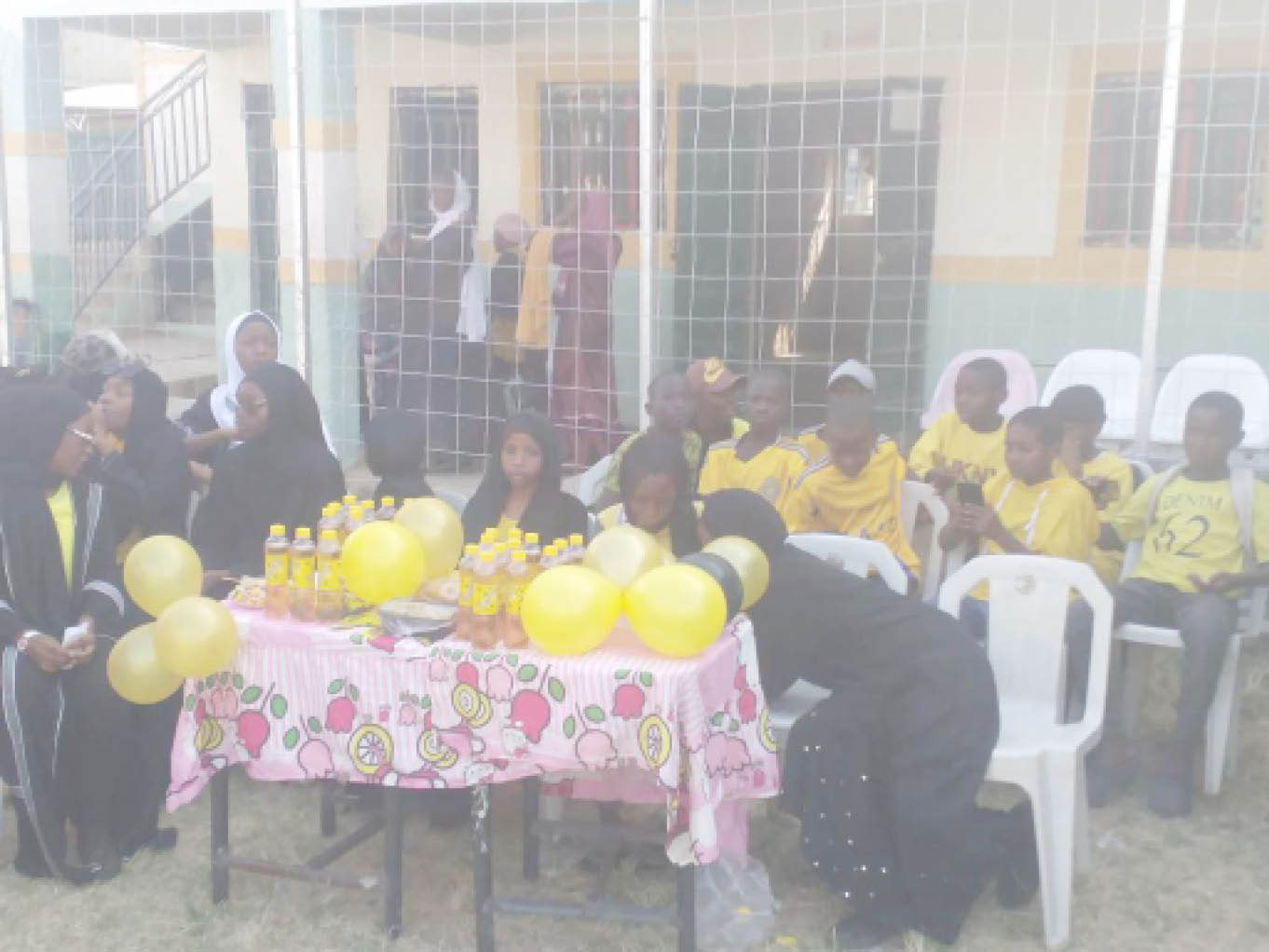 Students of FOMWAN Basic School During an Excursion to Arts and Crafts Village