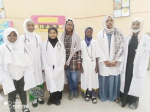 Students of FOMWAN Basic School During an Excursion to Arts and Crafts Village