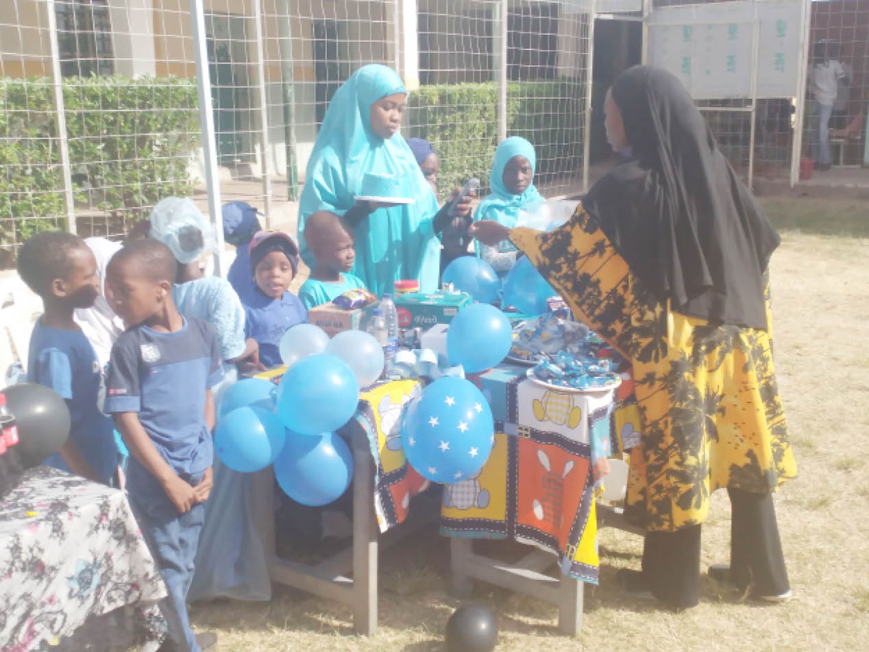 Students of FOMWAN Basic School During an Excursion to Arts and Crafts Village