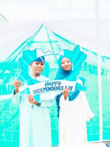 Students of Tekond International during its Independence day celebration