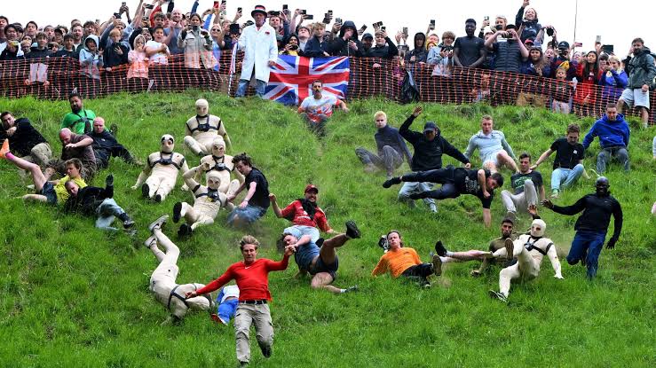 Chasing cheese down a hill: England’s unusual tradition